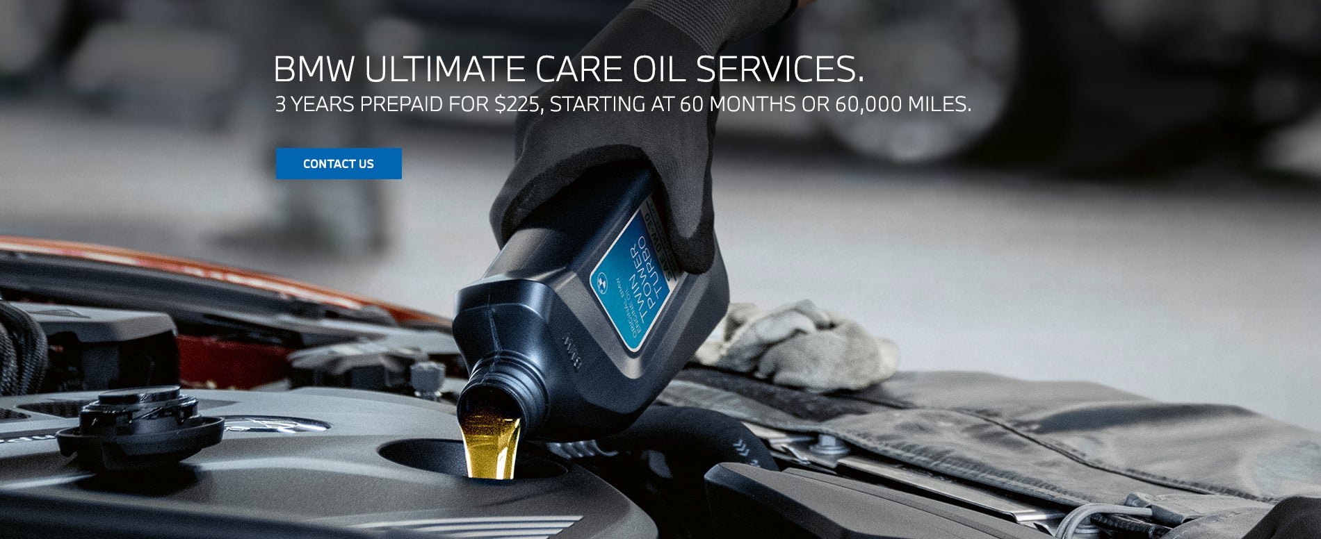 BMW Ultimate Oil Service for $199